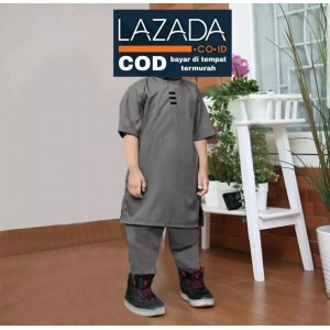 Setelan Koko Jubah Anak 1-9 Tahun / Baju Muslim Laki-Laki / Setelan Baju Koko Terlaris