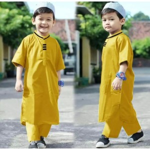 Setelan Koko Jubah Anak 1-9 Tahun / Baju Muslim Laki-Laki / Setelan Baju Koko Terlaris