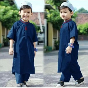 Setelan Koko Jubah Anak 1-9 Tahun / Baju Muslim Laki-Laki / Setelan Baju Koko Terlaris