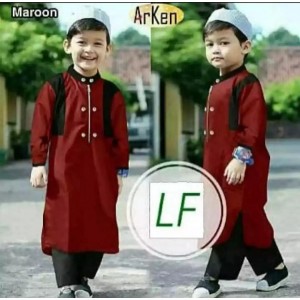 KOKO JUBAH ANAK + PECI UNTUK ANAK USIA 0-12 TAHUN/SETELAN ANAK KOKO PAKISTAN/KOKO ARKEN ANAK/KOKO ANAK TERBARU