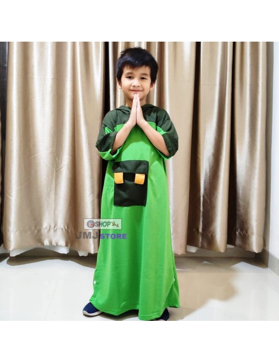 GAMIS ANAK LAKI LAKI JUBAH ANAK HODIE PREMIUM 4-12 TAHUN