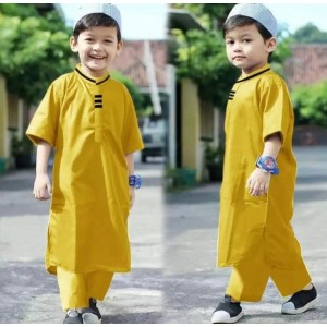 Free Ongkir Cod Setelan koko Turki anak terlaris 2-10 tahun /baju muslim anak laki-laki