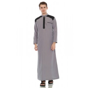 Jubah Gamis Pria Rafvero Jubah Gamis Pria Arab Terbaru 2020/Jubah Gamis Pria/Baju Gamis Cowok Terbaru 2020/Baju Gamis Jubah Pria Al Haramain Mesir/Jubah Pria Terbaru/ Baju Koko Terlaris 2020/Bonus 1 Pcs Peci plus 1 Tasbih/Size M L Xl/Bisa COD