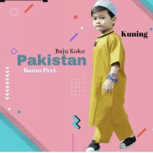 [BAYAR DI TEMPAT ] KOKO PAKISTAN ANAK 2-12 TAHUN // GAMIS JUBAH ANAK SETELAN TERLARIS