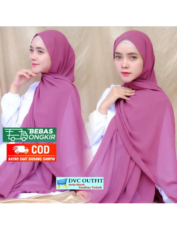 Jilbab Pashmina 200 x 75 Hijab Sabyan Diamond Stretch Panjang - Kerudung Pasmina Polos Jumbo/ - Kerudung Wanita