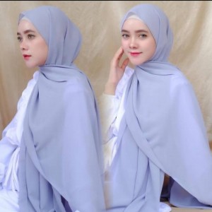 Jilbab Pashmina 200 x 75 Hijab Sabyan Diamond Stretch Panjang - Kerudung Pasmina Polos Jumbo/ - Kerudung Wanita