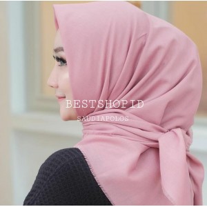 Jilbab Segi Empat Saudia Rawis Exclusive Bahan Lebih Tebal Premium Quality Bisa Cod Gratis Ongkir