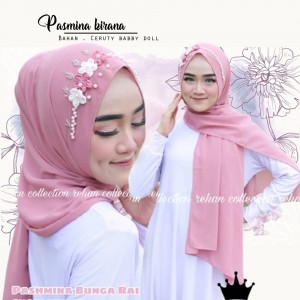 Jilbab Pasmina Payet Terbaru Ceruty Baby doll Kerudung Pasmina Tali Payet Pashmina Panjang Ceruty Kerudung Terbaru 2021 Pasmina Kirana