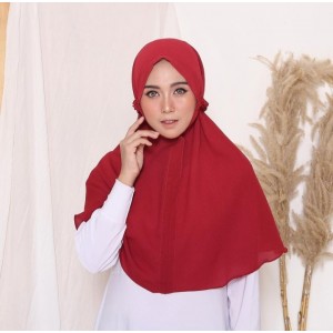 Hijab Terbaru 2021 Bergo Maryam Tali Kriwil Bahan Diamond Import Kualitas Premium Gratis Ongkir Bisa Cod