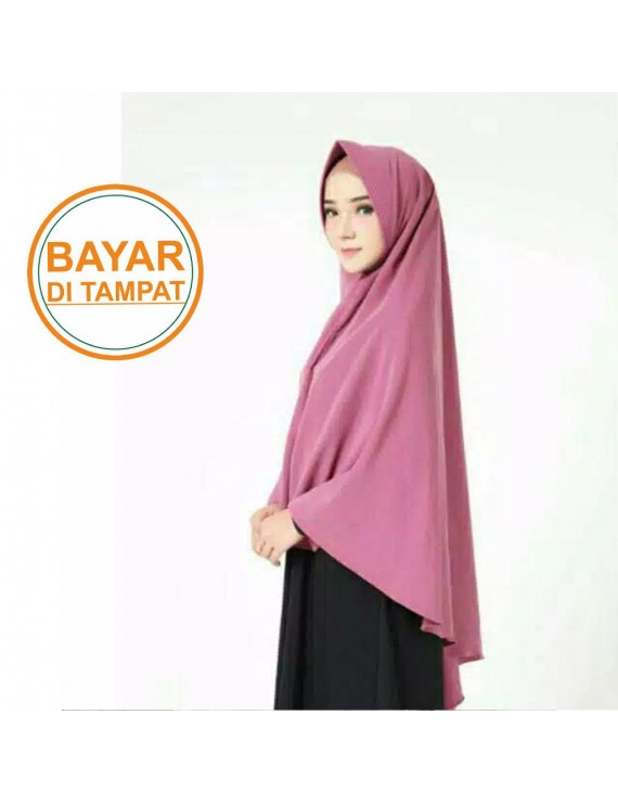 Jilbab / Hijab KHIMAR AIRA PINGUIN PET  - SYM Kerudung Syari Instan Wolfis Jumbo bergo big