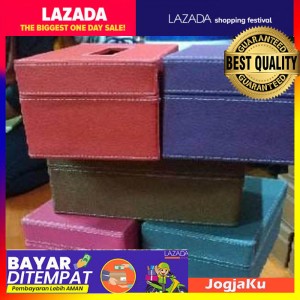 TEMPAT TISSUE KULIT SINTETIS / TISU/HIASAN BOX TISU MURAH COD