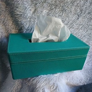 TEMPAT TISSUE KULIT SINTETIS / TISU/HIASAN BOX TISU MURAH COD