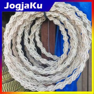 RING ROTAN RUWET,RANGKA BUKET HIASAN NATAL UK 50CM