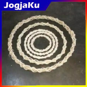 RING ROTAN RUWET,RANGKA BUKET HIASAN NATAL UK 50CM