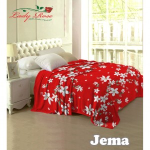 Selimut Lady Rose Motif Kembang & Minimalis - ukuran 160x200 Cm