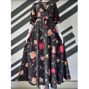 GAMIS MONALISA TULIP/ GAMIS MONALISA TERBARU 2021/ BAJU GAMIS WANITA TERBARU 2021 LEBARAN