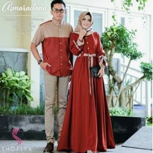 BEST SELLER ALENA BAJU COUPLE WANITA / BAJU GAMIS PASANGAN ASMARADANA