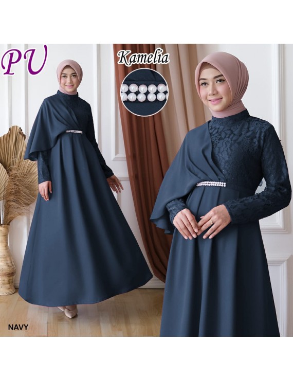 MAXI KAMELIA GAMIS pesta lebaran SERAGAM UMROH Muslim JUMBO