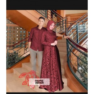 GAMIS COUPLE DERIAN FIT L TO 3XL. (KEMEJA ADA TANGAN PANJANG DAN PENDEK)