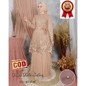 BISA COD - Baju Gamis Safira Maxi Maxy / Brukat Syar'i / Baju Wanita Muslimah Terbaru 2021 Terlaris Termurah Bahan Berkualitas/Tunik/Dress/Brukat/Kebaya Wisuda/Gaun Pesta/Gaun Remaja Pakaian Muslimah Trendy / Gamis Busui / Gamis Kondangan