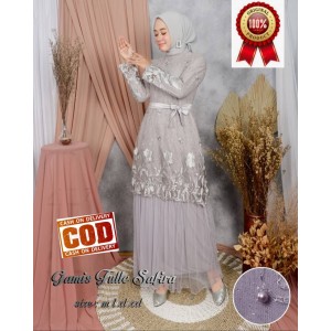 BISA COD - Baju Gamis Safira Maxi Maxy / Brukat Syar'i / Baju Wanita Muslimah Terbaru 2021 Terlaris Termurah Bahan Berkualitas/Tunik/Dress/Brukat/Kebaya Wisuda/Gaun Pesta/Gaun Remaja Pakaian Muslimah Trendy / Gamis Busui / Gamis Kondangan