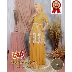 BISA COD - Baju Gamis Safira Maxi Maxy / Brukat Syar'i / Baju Wanita Muslimah Terbaru 2021 Terlaris Termurah Bahan Berkualitas/Tunik/Dress/Brukat/Kebaya Wisuda/Gaun Pesta/Gaun Remaja Pakaian Muslimah Trendy / Gamis Busui / Gamis Kondangan