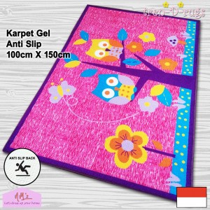 Tren-D-rugs Karpet karakter anak anak playmet playmat bermain baby bayi kids permadani bulu alas lantai kamar tidur ruang tamu anti slip murah 100 x 150 cm - NMs