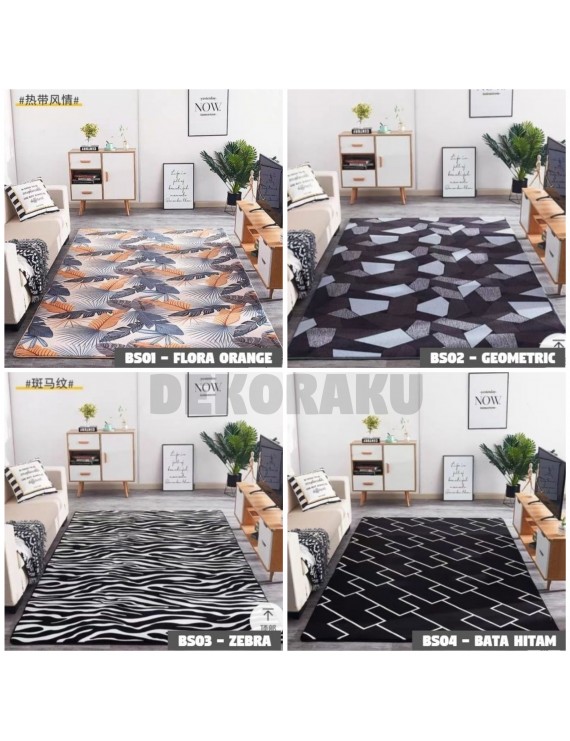 NEW ! KARPET BLUDRU SUPER LEMBUT ANTI SLIP 160*100 & 200*120 BEST PREMIUM