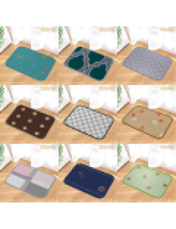 Kintakun Keset Cantik Lembut Anti Slip Dekorasi Rumah 60x40cm - Motif Campur