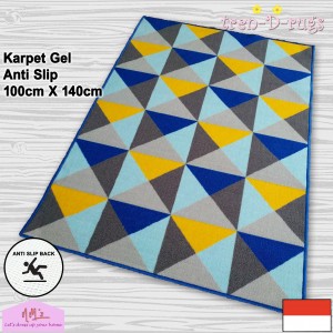 Tren-D-rugs Karpet permadani bulu alas lantai ruang tamu kamar tidur halus anti slip murah 100 cm x 140 cm - NMs