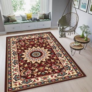 ARTSY SUN FLOWER RUGS KARPET LANTAI PERMADANI DEKORASI RUMAH (100 X 150 X 1 CM)