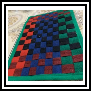 KESET LANTAI MOTIF CATUR 3 pcs