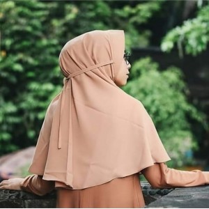 Jilbab Instan Khimar Pet Tali - Kerudung Wanita